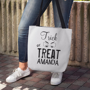 Bus eller godsack Personliga Halloween Spökröda ög Tygkasse