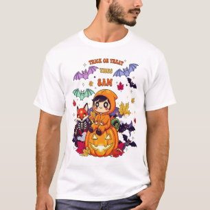 Bus eller godsaker söta Halloween T Shirt
