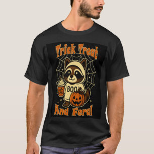 Bus eller present och vild söta Halloween T Shirt