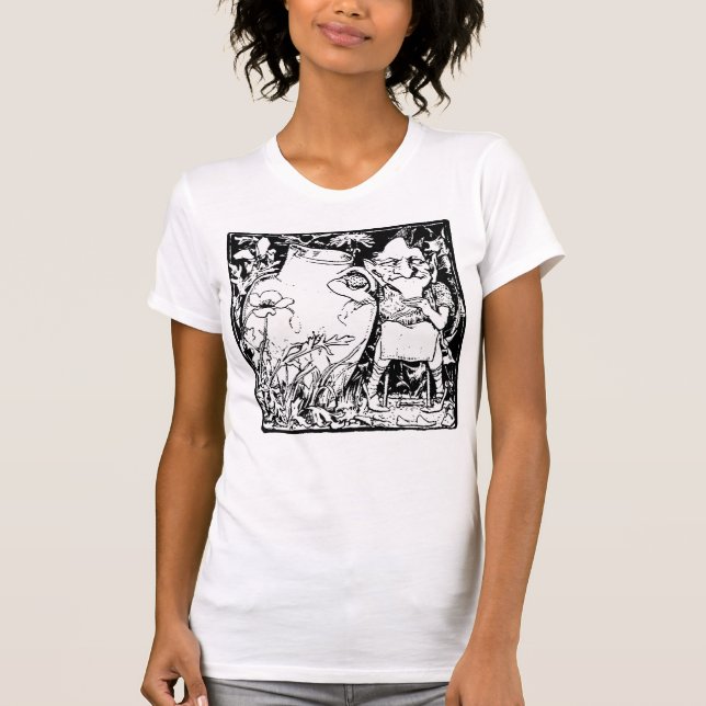 Bus i ängen busiga folk t shirt (Framsida)
