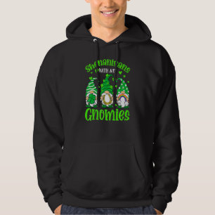 Bus med mina gnomer Roliga gnomer St Patric Hoodie