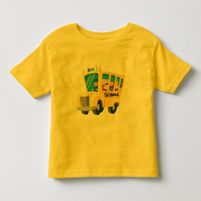 Bus school - t-shirt (Framsida)