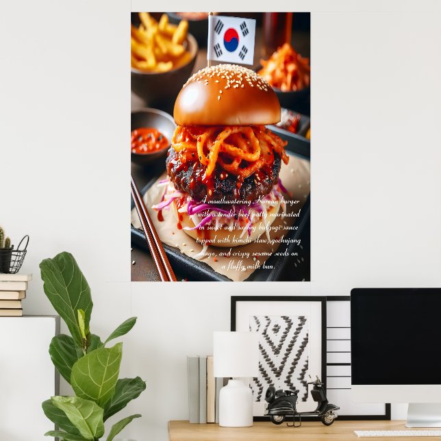 Busan-Bitor: Bulgogi Bliss 24x36 Poster (Hemmakontoret)