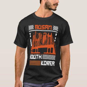 Busan Sydkorea Koreas stad K Pop Fläkt K Drama T Shirt