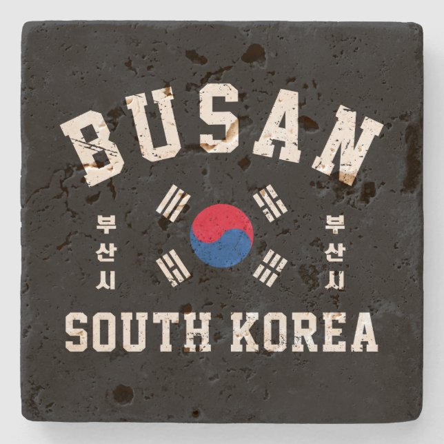 Busan Sydkorea  Stenunderlägg (Framsidan)