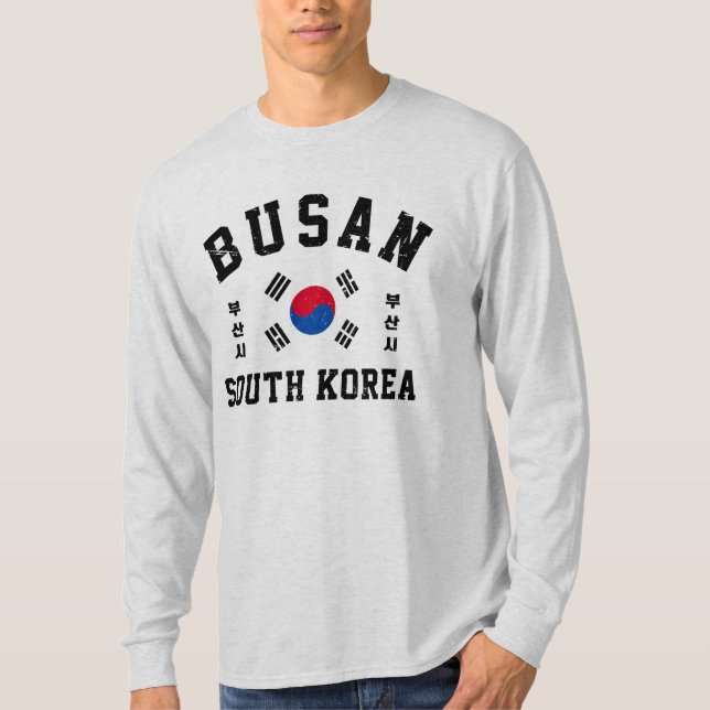 Busan Sydkorea T Shirt (Framsida)