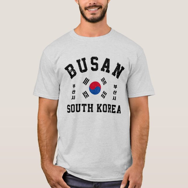 Busan Sydkorea T Shirt (Framsida)