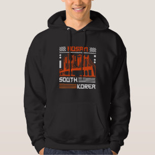 Busan Vacation Helgdag Sydkorea Flagga 1 Hoodie