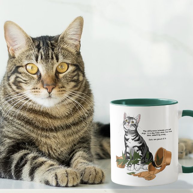 Busar katt planter mugg (Skapare uppladdad)