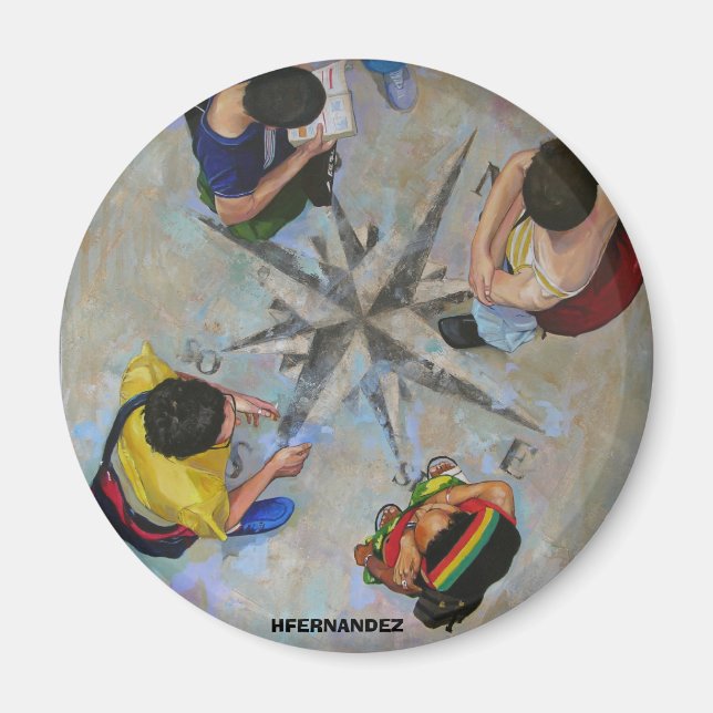 bUSCANDO EL NORTE Magnet (Framsidan)