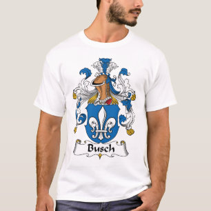 Busch familjvapensköld tee shirt