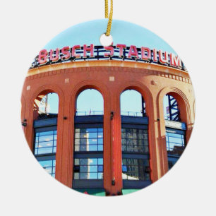 Busch Stadium, St Louis, julprydnad Julgransprydnad Keramik