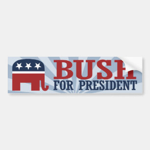 BUSH 2016 REPUBLIKANSKT RIKLIGT - .PNG BILDEKAL