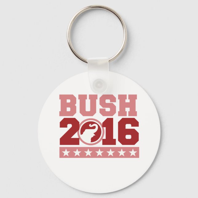 BUSH 2016 ROUND ELEPHANT -.png Nyckelring (Framsida)