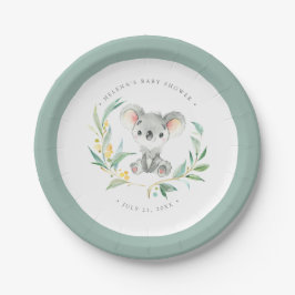 Bush Baby Koala Baby Shower Papper Platt