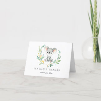 Bush Baby Koala Personlig Tack Cards