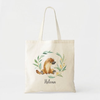 Bush Baby Platypus Personlig Tote Bag Tygkasse