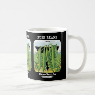 Bush Beans Seed Packet Label Kaffemugg