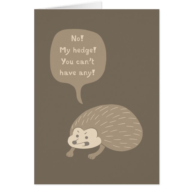 Bush Bogarter Hälsningskort (Framsidan)