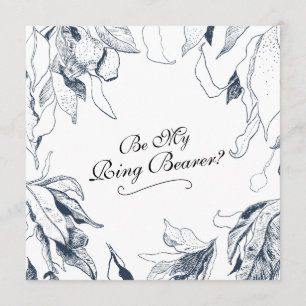 Bush Bröllop: "Var min Ring Bearer?" Inbjudningar