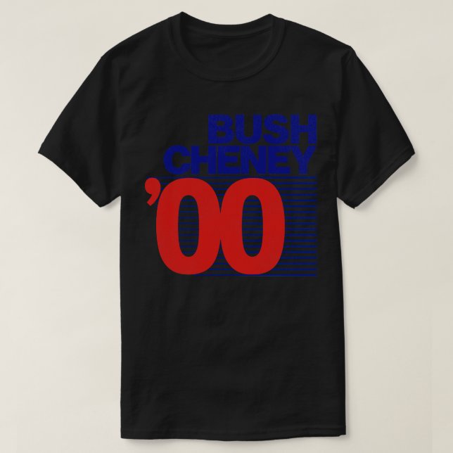 BUSH CHENEY 00 T SHIRT (Design framsida)