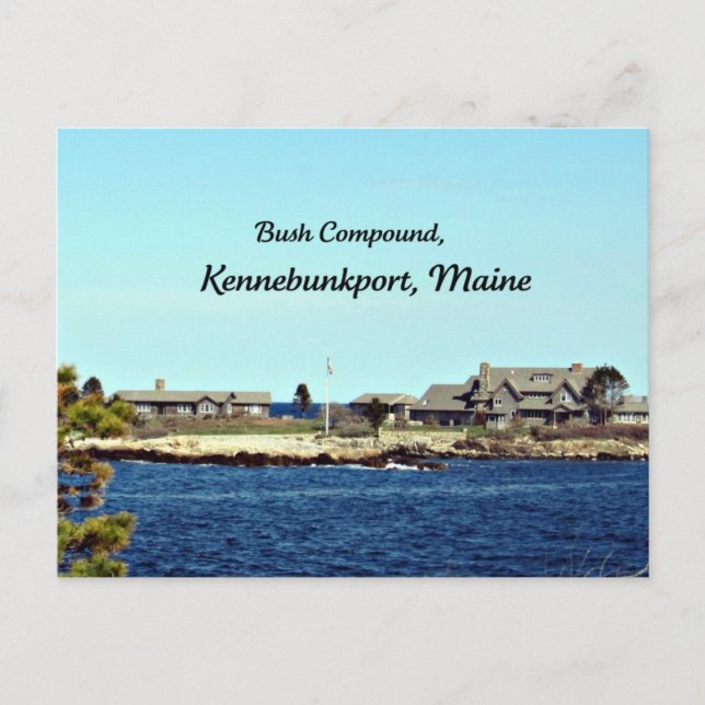 Bush Compound, Kennebunkport, Maine Vykort (Framsida)