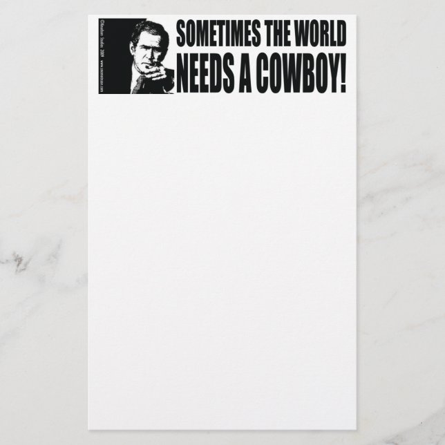 Bush Cowboy Brevpapper (Framsida)