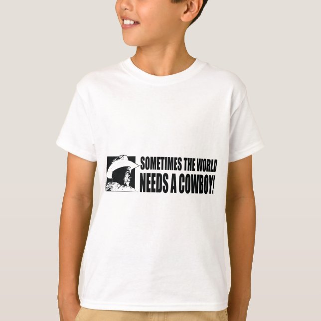 BUSH-Cowboy-Hat-White Tee Shirt (Framsida)