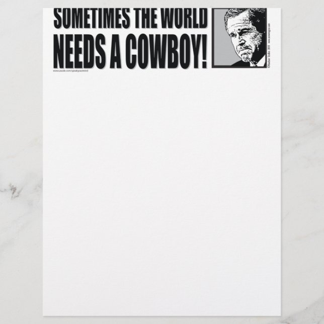 BUSH--COWBOY-Vit (Framsida)