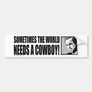 BUSH—COWBOY-White Bildekal