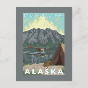 Bush Flygplan & Fishing - Denali Nat'l Park Vykort