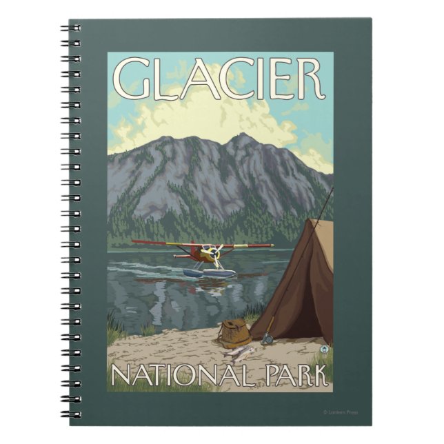 Bush Flygplan & Fishing - Glacier National Park, M Anteckningsbok (Framsidan)