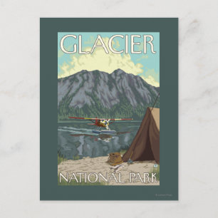 Bush Flygplan & Fishing - Glacier National Park, M Vykort