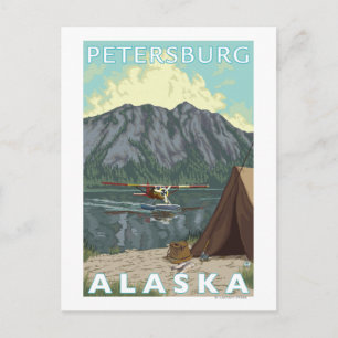 Bush Flygplan & Fishing - Petersburg, Alaska Vykort