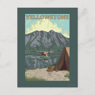 Bush Flygplan & Fishing - Yellowstone National Vykort