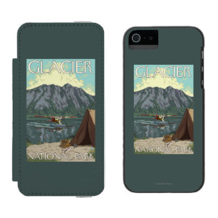 Bush flygplan & fiske - glaciärnationalpark, MT