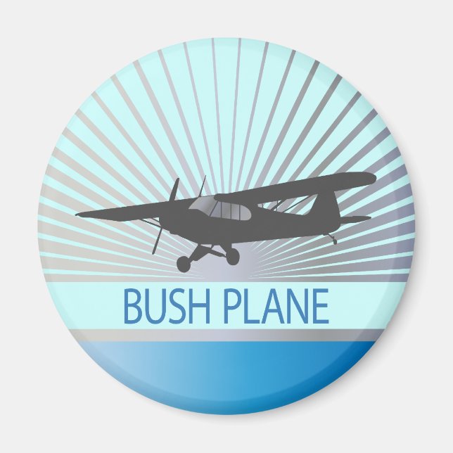 Bush Flygplan Magnet (Framsidan)