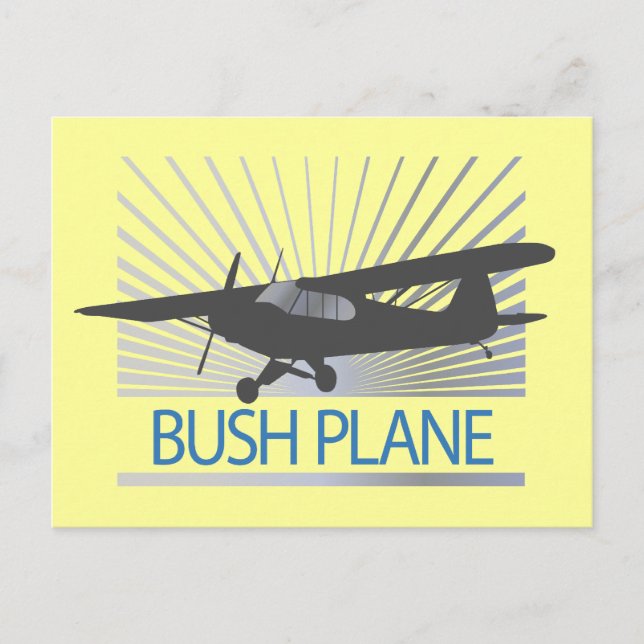 Bush Flygplan Vykort (Framsida)
