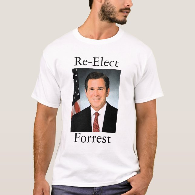 Bush för president tee shirt (Framsida)