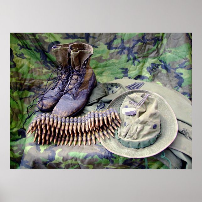 Bush Hat och Jungle Boots poster (Framsidan)