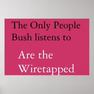 Bush influentials poster
