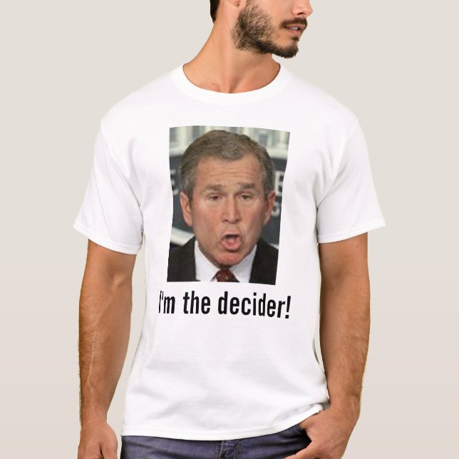 Bush: Mig förmiddag avgörande lopp! med bilden Tee (Framsida)