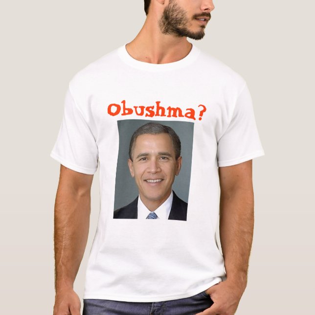 Bush-obama Obushma? Tee Shirt (Framsida)