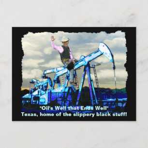 "BUSH OIL" Goerge W Bush Oil-well Postcards Vykort