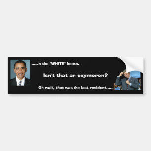 Bush Oxymoron Bildekal