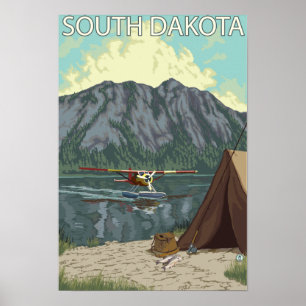 Bush plana FishingSouth Dakota Poster