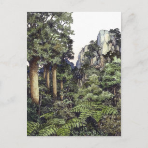 Bush Prints New Zealand Vykort