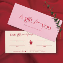 Bush Rosa Beauty Salon Gift Card