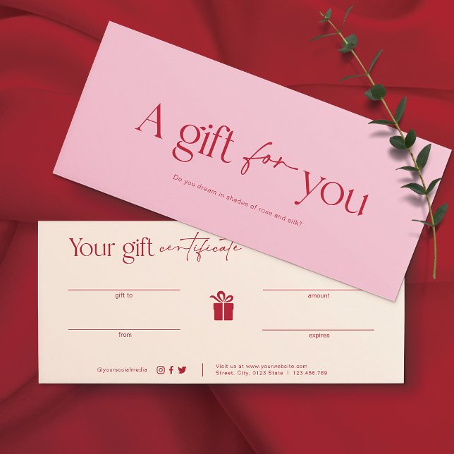 Bush Rosa Beauty Salon Gift Card (Skapare uppladdad)