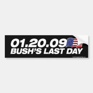 Bush sist dagbildekal bildekal